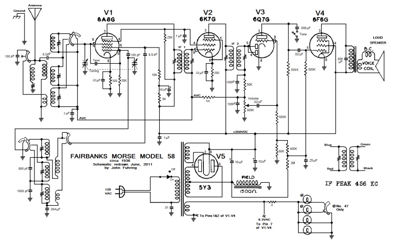 Fairbanks-Morse 58T1 Schematic
