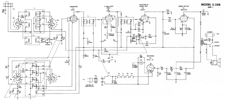 Hallicrafters S-38b Radio a 120 plug wiring diagrams 